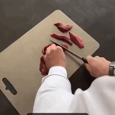 EdgeBoard - Élimine la contamination croisée des aliments, design double face pour séparer les aliments crus et cuits